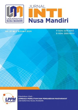 					View Vol. 20 No. 2 (2026): INTI Periode Februari 2026
				